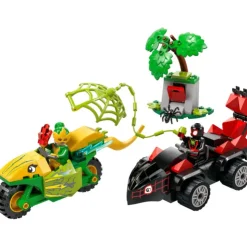 Spidey Spin y Electro: Duelo de Vehículos Dinosaurio - 11198>Lego Discount