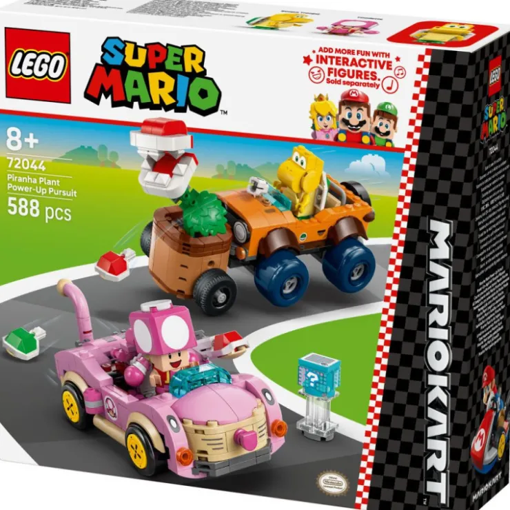 Super Mario - Mario Kart Persecución con Potenciador de Planta Piraña - 72044>Lego Sale