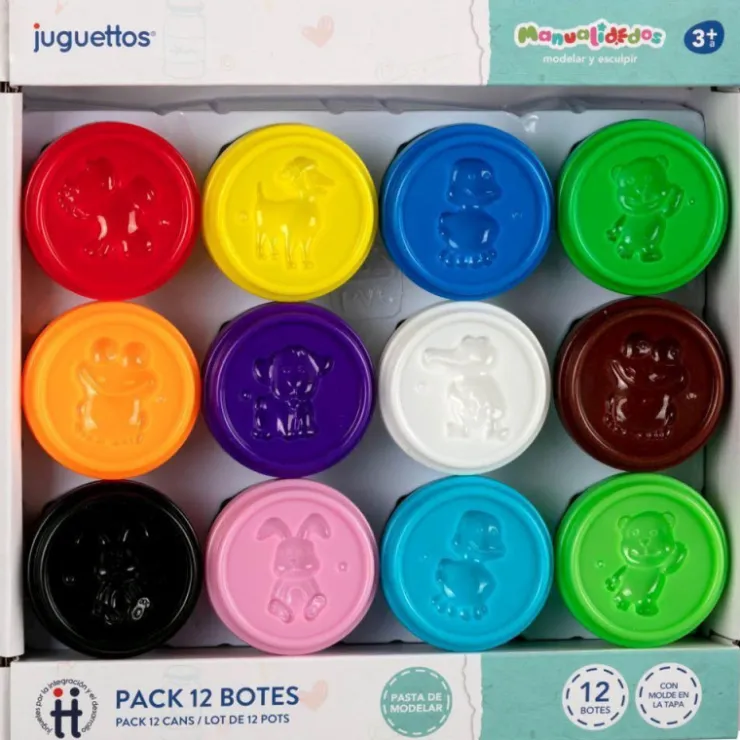 12 Botes Pasta de Modelar>Manualidedos Best