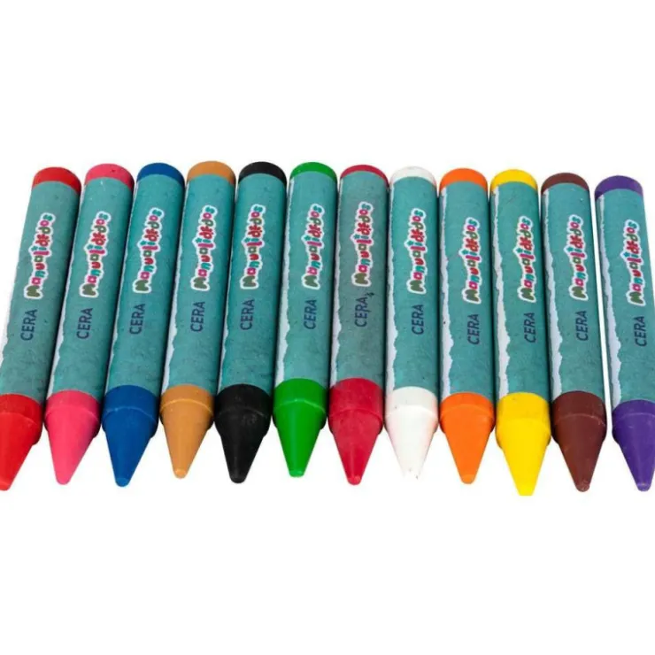 12 Ceras de Colores>Manualidedos Clearance