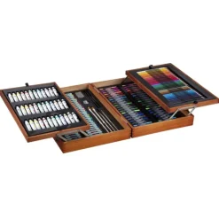 Maletín Artístico de Madera 174 Piezas>Manualidedos Outlet