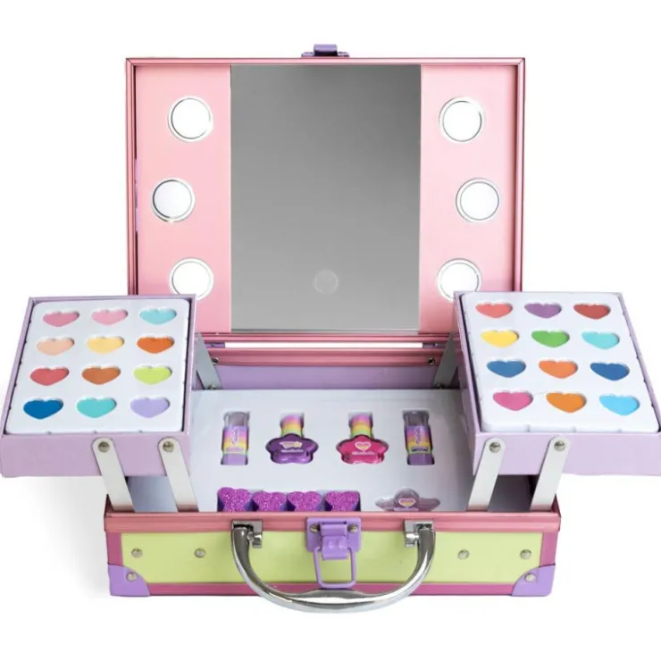 Supergirl Maletín de Maquillaje con Espejo y Luces Led>Martinelia