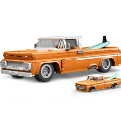 Mattel Brick Shop Hot Wheels Camioneta Custom 62 Chevy con 858 piezas>Otras marcas Clearance