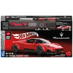 Mattel Brick Shop Maserati MC20 - Speed Series, 250 piezas>Hot wheels