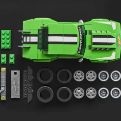 Mattel Brick Shop Hot Wheels Custom 68 Camaro Speed Series, 289 piezas><noscript><img width=