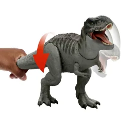 Mattel Rebirth Figura de Tiranosaurio Rex Power Devour con Luces, Sonidos y Mordiscos Continuos><noscript><img width=