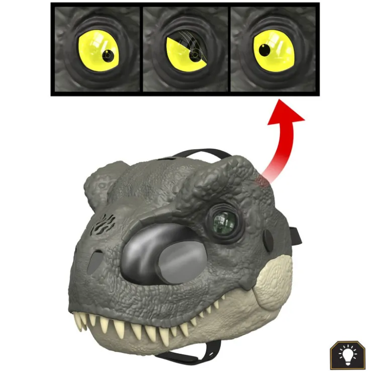 Mattel Rebirth Máscara T-Rex>Jurassic world Clearance