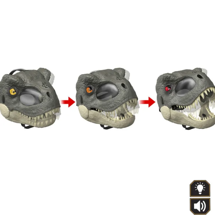 Mattel Rebirth Máscara T-Rex>Jurassic world Clearance