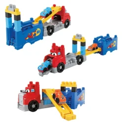 MEGA BOLCKS First Builders Conjunto de Construcción de Bloques Camión de Carreras><noscript><img width=