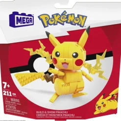 MEGA Construx Pokémon Construye Y Muestra Pikachu>Pokemon