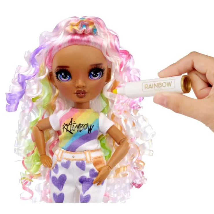 MGA Color & Create Muñeca Ojos Morados>Rainbow high