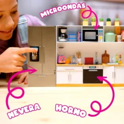 Mini World Playset Cocina con 5 Bolas><noscript><img width=