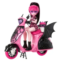 Draculaura con Moto Vampirística y Mascota><noscript><img width=
