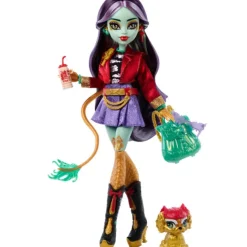 Jinafire Long Muñeca, Chica Dragón con Perrito Mascota Cloudy Yun Yun y 7 Accesorios>Monster high Sale