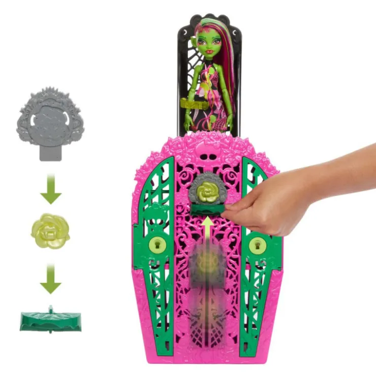 Skulltimate Secrets Jardín Misterioso Venus McFlytrap Conjunto de Muñeca y Accesorios>Monster high Sale