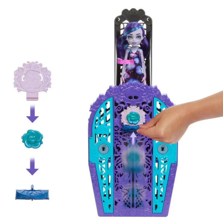 Skulltimate Secrets Jardín Misterioso Twyla Conjunto de Muñeca y Accesorios>Monster high Hot