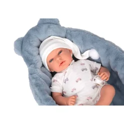 Muñeca Arias Andie Azul con Cuna 40 cm><noscript><img width=