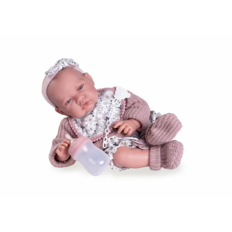 Muñecas Antonio Juan Recién Nacida Lúa Bolitas Babero Cuerpo con Relleno Especial>Munecas antonio juan Sale