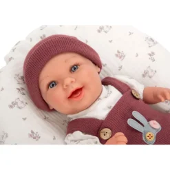 Muñecas Arias Elegance Gadi Granate con Cojín 35 cm><noscript><img width=