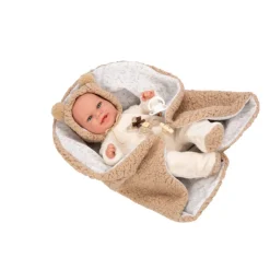 Muñecas Arias Muñeca con Peso Elegance Babyto Marrón Osito con Manta 35 cm>Munecas arias Sale
