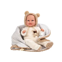 Muñecas Arias Muñeca con Peso Elegance Babyto Marrón Osito con Manta 35 cm><noscript><img width=