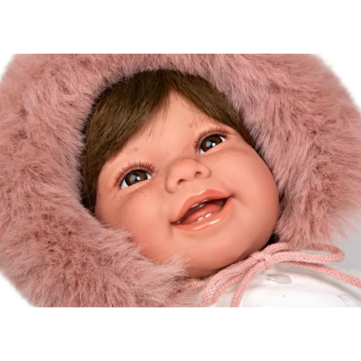 Muñecas Arias Muñeca con Peso Elegance Zoe Rosa con Manoplas>Munecas arias Sale