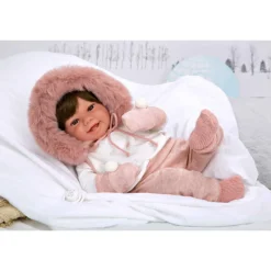 Muñecas Arias Muñeca con Peso Elegance Zoe Rosa con Manoplas><noscript><img width=