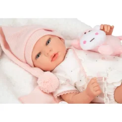 Muñecas Arias Reborn Ariel Rosa con Cojín 40 cm><noscript><img width=