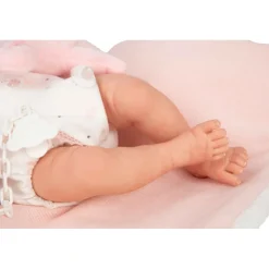 Muñecas Arias Reborn Ariel Rosa con Cojín 40 cm><noscript><img width=