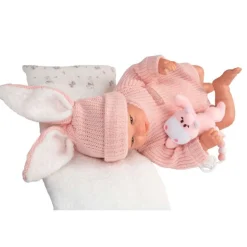 Mueñcas Arias Reborn Lucía con Cojín y Peluche 45 cm><noscript><img width=