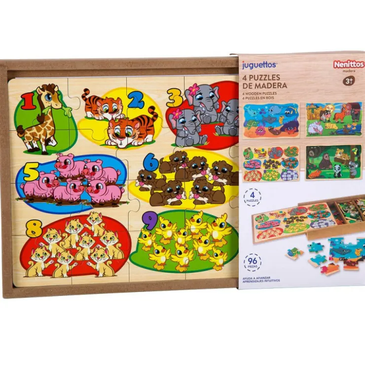 4 Puzzles de Madera>Nenittos New