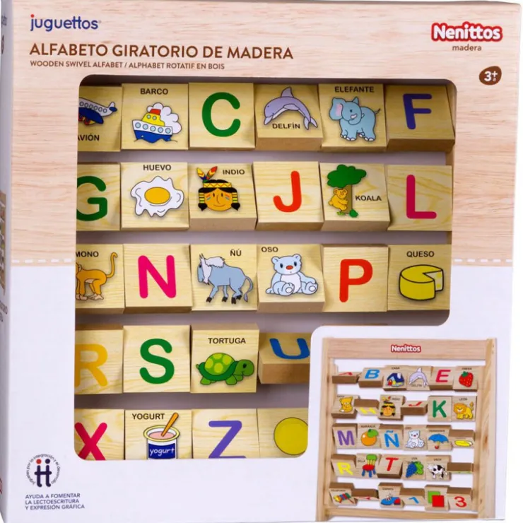 Alfabeto Giratorio de Madera>Nenittos Discount
