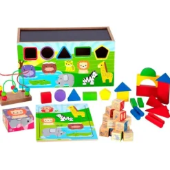 Baúl de Madera con Actividades>Nenittos Best