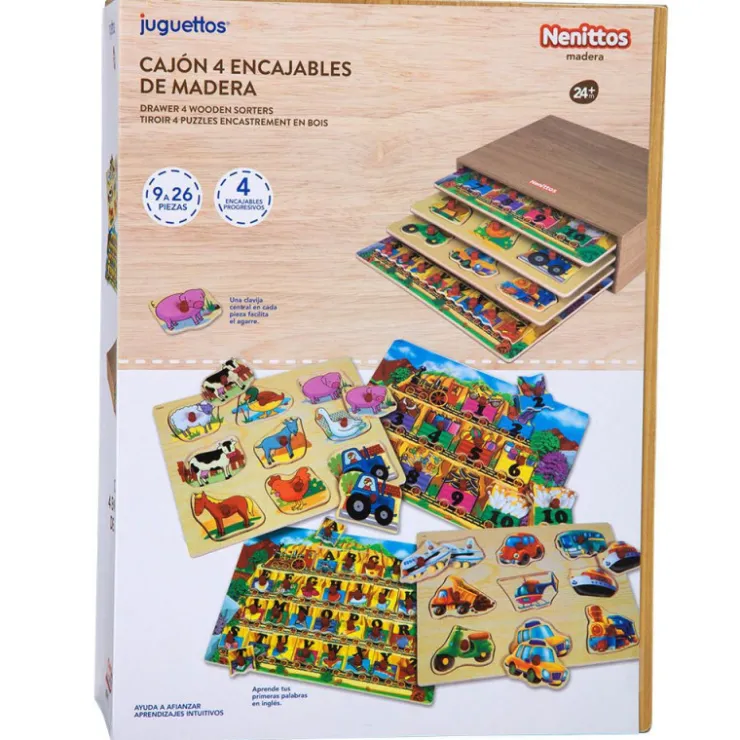 Cajón 4 Puzzles de Madera>Nenittos