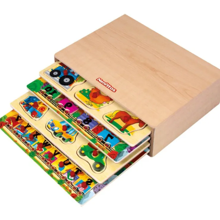 Cajón 4 Puzzles de Madera>Nenittos