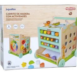 Carrito de Madera con Actividades>Nenittos Discount
