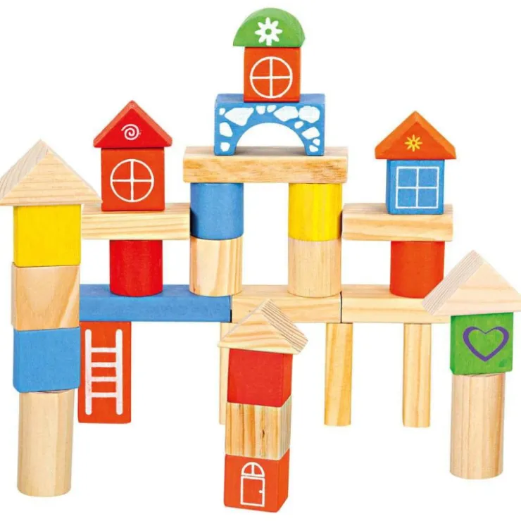 Cubo Bloques de Madera 100 Piezas>Nenittos Hot