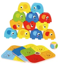 Elefantes Apilables de Madera><noscript><img width=