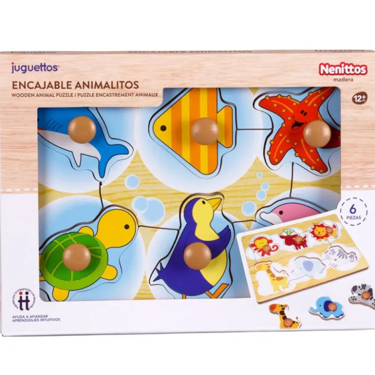 Encajable Animalitos 6 Piezas Varios Modelos>Nenittos Sale
