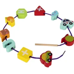 Enlazar Cuentas de Madera 100 Piezas><noscript><img width=