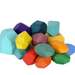 Piedras de Madera Apilables 16 Piezas><noscript><img width=