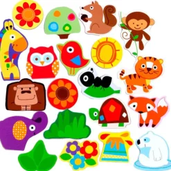 Piezas Magnéticas de Madera 4 Varios Modelos><noscript><img width=