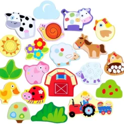 Piezas Magnéticas de Madera 4 Varios Modelos><noscript><img width=