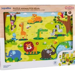 Puzzle Animales Selva 35 Piezas>Nenittos Outlet