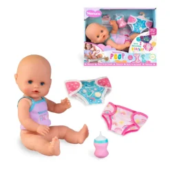Pop Muñeco con 2 Pañales Reutilizables y Accesorios><noscript><img width=