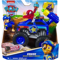 Camión de Policía Rescue Wheels Cruiser y Figura de Chase>Paw patrol Sale