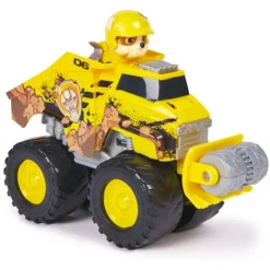 Camión-Excavadora Rescue Wheels Bulldozer y Figura de Rubble>Paw patrol