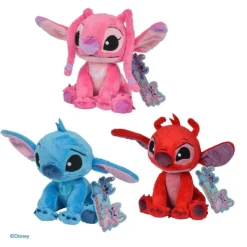 Peluche Stitch, Ángel o Leroy 20 cm Varios Modelos><noscript><img width=