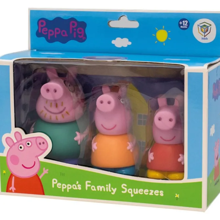 Set 3 Figuras de Baño (, Mama Pig y Papa Pig)>Peppa pig Outlet