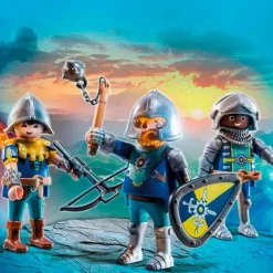 Novelmore Set de 3 Caballeros - 70671>Playmobil Outlet